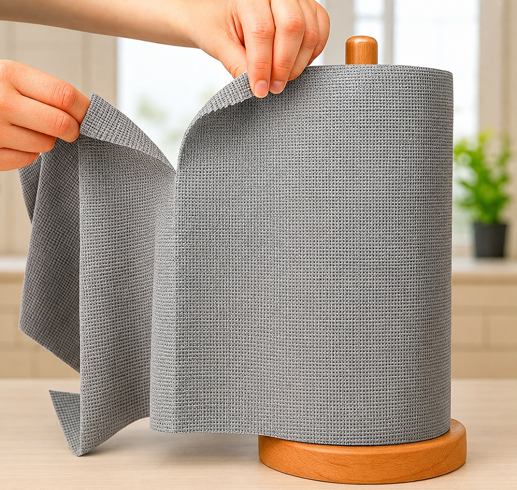 Microfiber Reusable Cleaning Cloths (Pack of 25) | Ultra Absorbent, Washable & Multipurpose Cleaning Towels