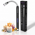 USB Rechargeable Electric Kitchen Lighter – Windproof, Flameless Arc Lighter for Gas Stove, Candles & Diwali (Pack of 1)